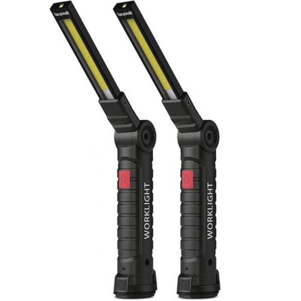 LED arbejdslys, genopladelig lommelygte, værkstedslampe COB