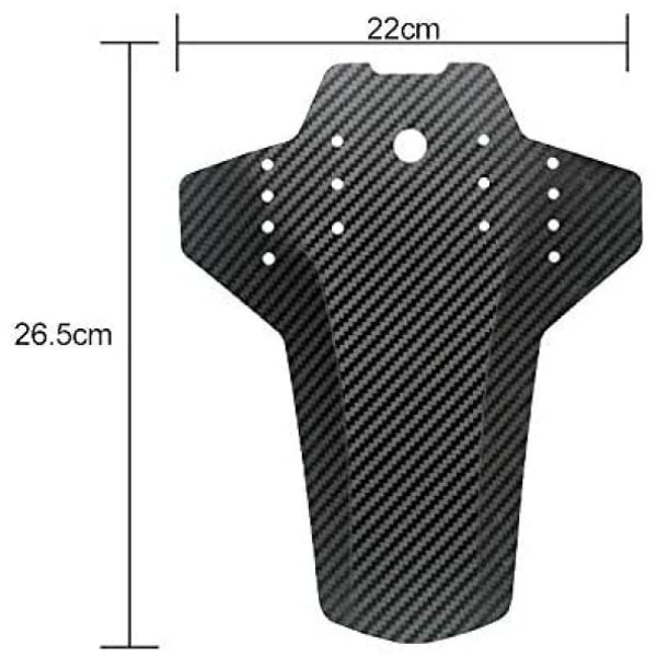 2-piece mountain bike mudguard gel, mudguard gel front and rear, adjustable mudguard