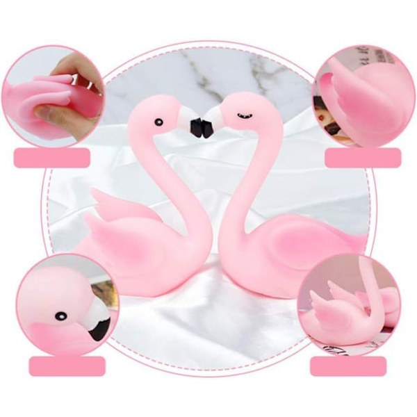 Pakke Mini Flamingo Statue Påske Cupcake Toppers