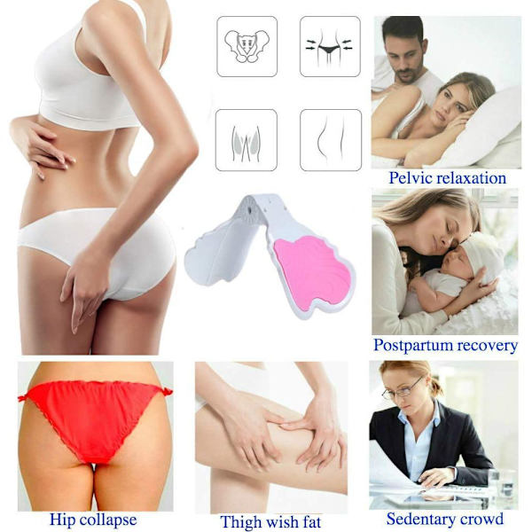 Hembenklämma för hemmet, vacker benklämma, fitnessrör, yogarumpa-artefakt, rosa