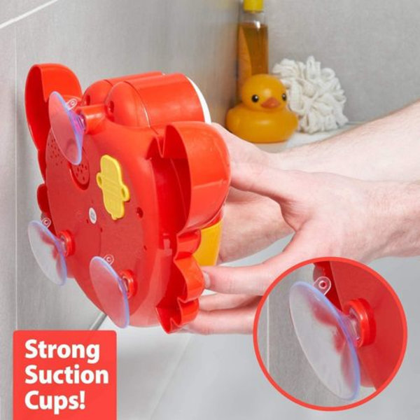 Rolig simbassäng med empoisonné krabba. Machine à bain moussant pour la