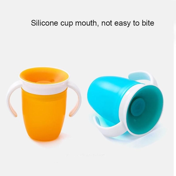 360 Trainer Cup Lækagesikre og anti-choke drikkekopper til Baby Kids Household Blue