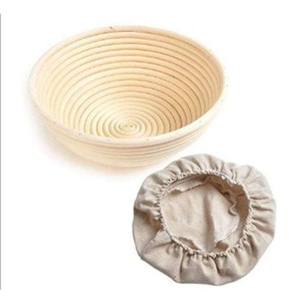 Loaf and soul, gjæringskurv laget av kurvfletting, rund, Ø 25 cm
