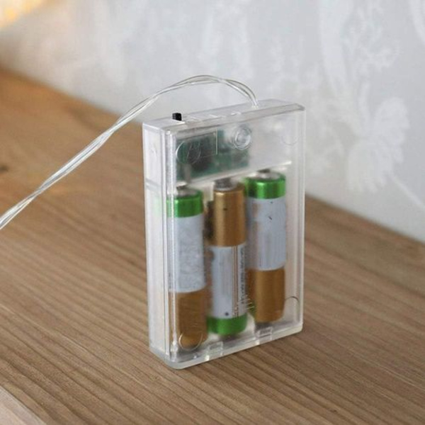 LED-slingljus 20 LED konstgjorda blommor dekorativa