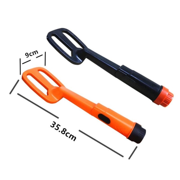 Vanntett Scuba Metalldetektor Undervannsdykking Puls Pinpointer Oransje