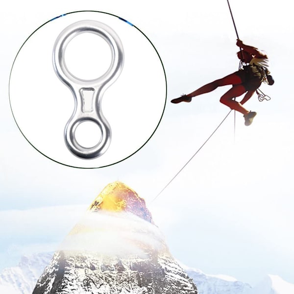 Utrustning för abseiling för klättring 8 nedfirare, säkerhetsutrustning för utomhusrekreation