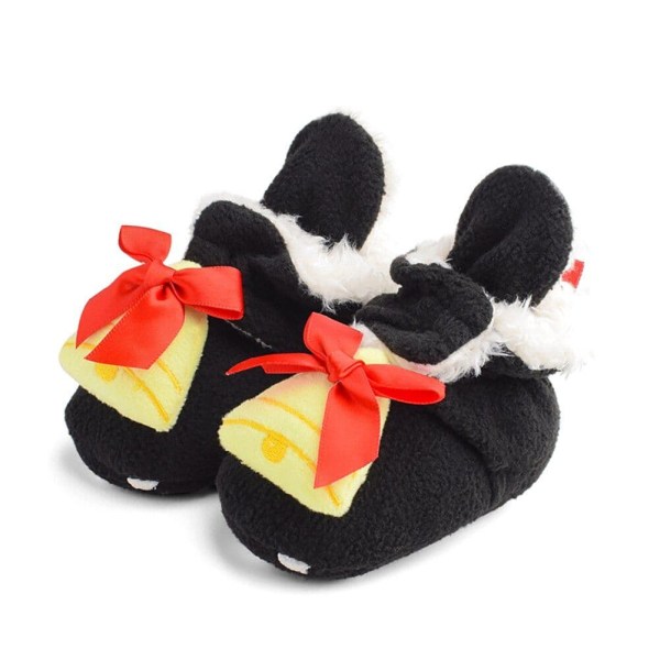 Suloiset joulun talvet vastasyntyneen baby kengät Unisex paksutetut liukastumista estävät pehmeäpohjaiset toddler nilkkurit #20