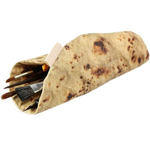 Kreativ Tortilla Pen Etui Sjov Burrito Stationery