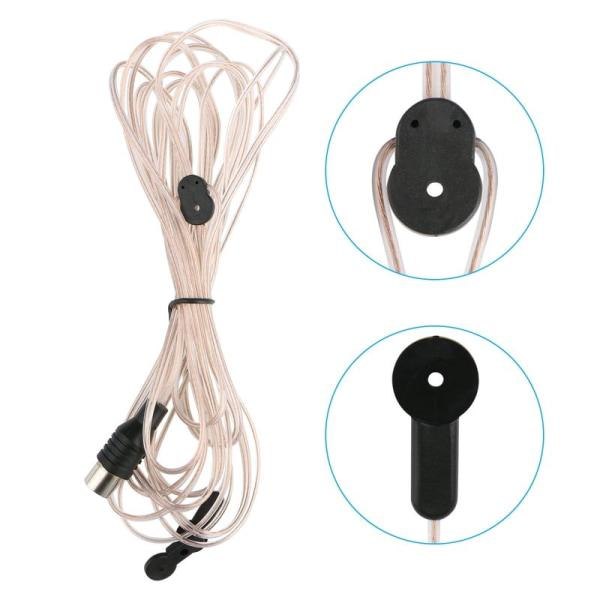 FM-radioantenne, innendørs FM-dipolantenne, radio FM-mottakerantenne