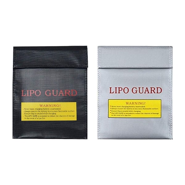 2-pack brandsäkra och vattentäta LiPo-väskor