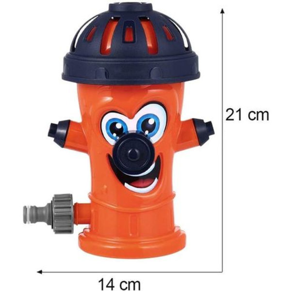 Sunshine smile Sprinklerleke for barn, Hydrant Sprinkler, Vannleke Sprinkler, W