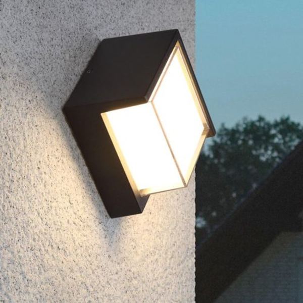 12W moderni LED-ulkoseinävalaisin vedenpitävä IP65 / alumiini +