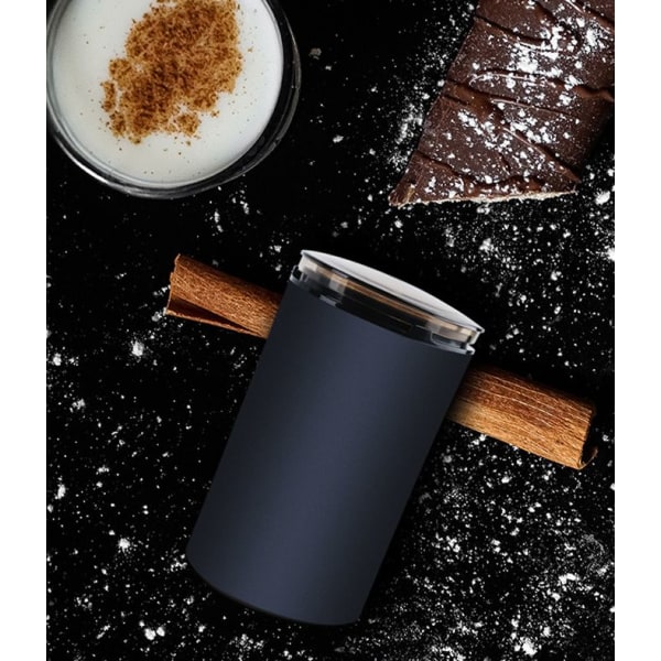 [Marinblå] Bärbar kvarn Automatisk slipning Hushåll Liten kaffebönskvarn