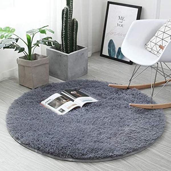 Xinyukeji. Silkeglatte tepper, fluffy tepper Anti-Slip Shaggy Be