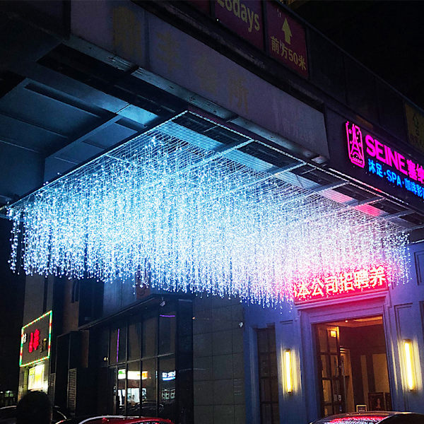 100M 600 LED Lyskæde Udendørs Karneval Bryllup Indendørs Havebelysning red light 100M-600 LED lights