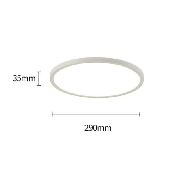 RGB LED-taklampe, 24 W taklampe dimbar med fjernkontroll, 3000 K