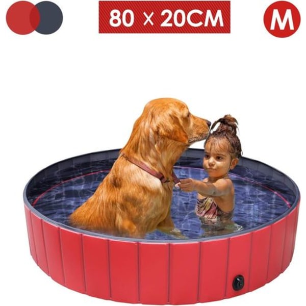 Hundebasseng, hundebasseng for store og små hunder, sammenleggbar svømming