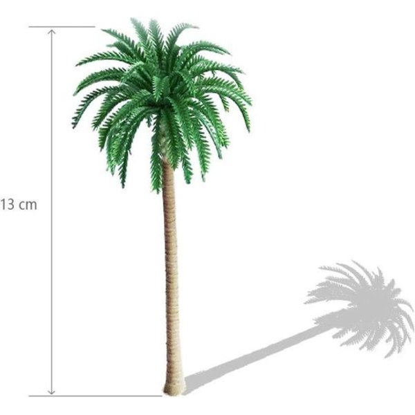 Modell kokosnöt palm landskap modell träd, plast kokosnöt palmträd