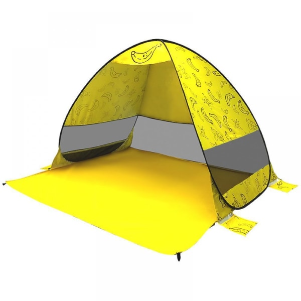 Strandtält för 2-3 personer, campingtält, lektält, UV50+ solskydd