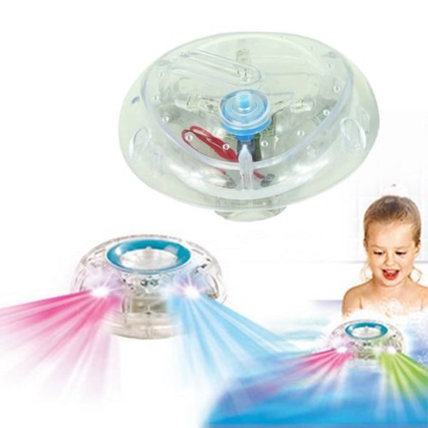 Godhl Bath Toy Vanntett Fargerikt LED-lys for bad