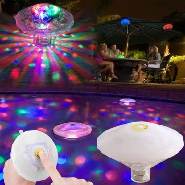 LED Dam Lys Bad Lys Farverig Pool Flydende Lampe Fest Disco