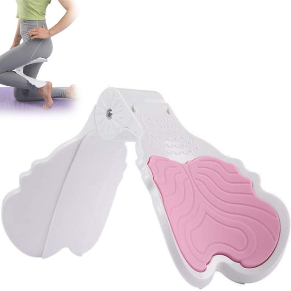 Hembenklämma för hemmet, vacker benklämma, fitnessrör, yogarumpa-artefakt, rosa