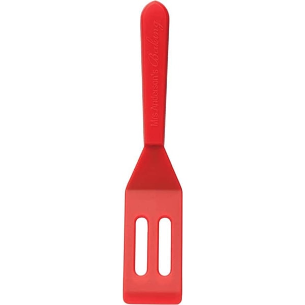 (2 stk) Mini Brownie Servering Spatula, 8\" x 1.5\", Fleksibel Varmebestandig Non-Stick Silikon, Rød