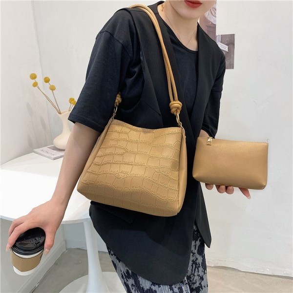 Enkel skulder tote bag