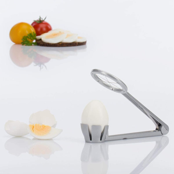 Äggskärare, Skärare, Längd: 21 cm, Aluminium/Rostfritt stål, Columbus, Grå, 10602260-