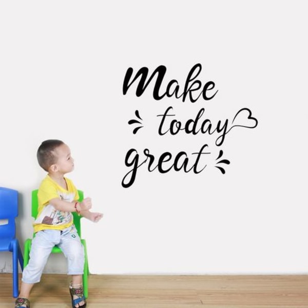 Inspirerende sitat veggklistremerker - Skrell og lim på motivasjonsveggklistremerker
