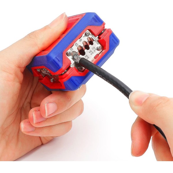 Innovatiiviset ja ainutlaatuiset kuorintapihdit, taikakotelo, kuorintatyökalu 6-24 AWG -kiinteälle kaapelille, SAT/RG6, RG59 Universaali matalajännitekaapeli 4-16 mm²