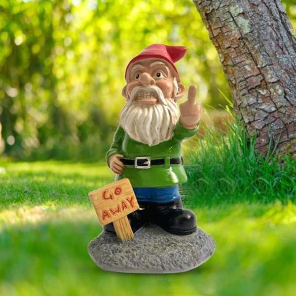 Hagenisse, morsom hagedekorasjon GNOME mann, hagenisse