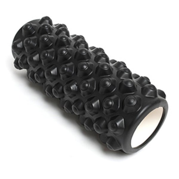 Fascia rollersï¼?Foam Roller Ekstra lang fascia roller 33cm ï¼?Pilates roller fér Black