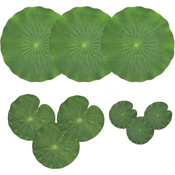 Lotus blad kunstig flydende skum lotus blad kunstig blad fisk