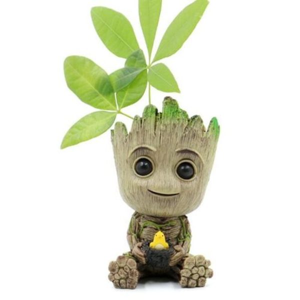 Groot Blomsterpot - Innovativ actionfigur til planter og penne fra