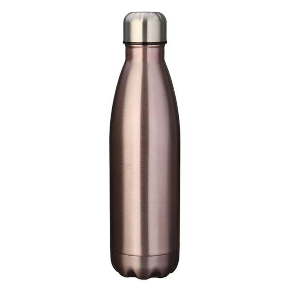 Isoleret vandflaske i rustfrit stål - Rosé/Guld pink