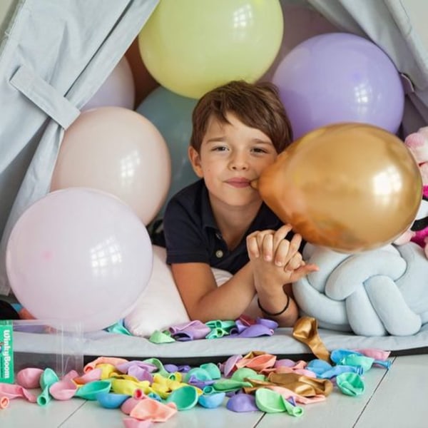 Pastel Balloner Pakke med 100 Tykke Latex Balloner til Festdekoration,