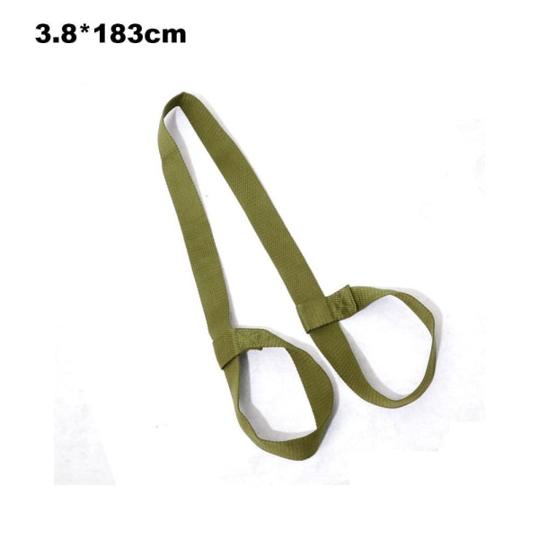 Yoga Mat Carrying Strap, Cotton, Adjustable Yoga Mat Carrying Strap Army Green