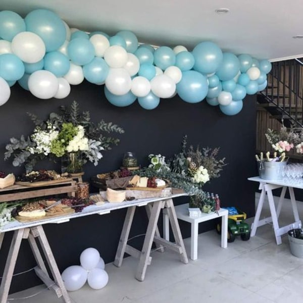 Ballongbue sett, ballongdekorasjonsstripesett for girlandere,