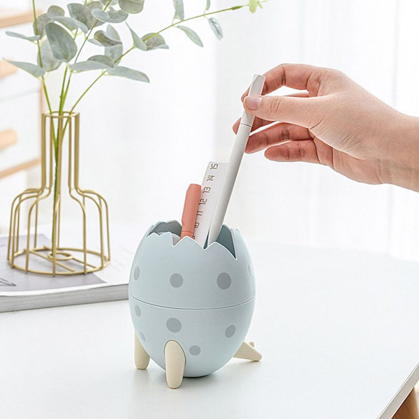 3 kappaletta dinosauruksen munankuoren kynäteline työpöydälle söpö väri