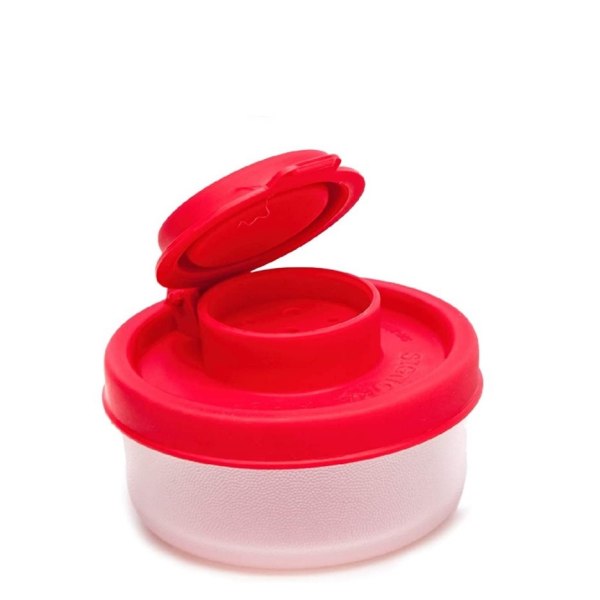 BPA-vapaa kirkas muovinen suola- ja pippurisekoitin, matkapakkaus
