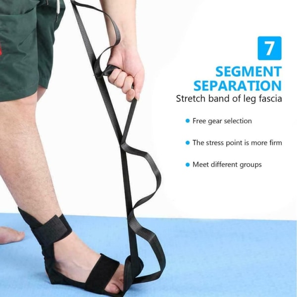 Yoga Ligament Stretching Belt Fod Drop Strop Ben Træning Fod Ankel