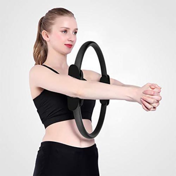 Pilates-rengas jooga kuntoilu taikaympyrä koko kehon harjoittelu musta