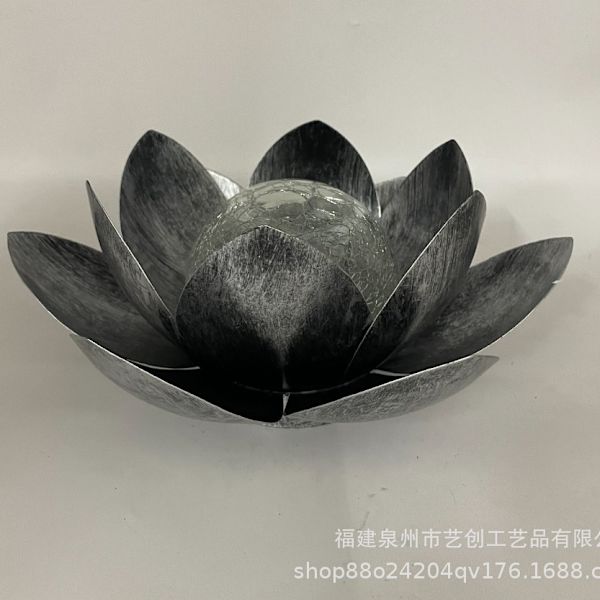 Buddha have lotus blomst dekoration sol lotus blomst til udendørs have dekoration