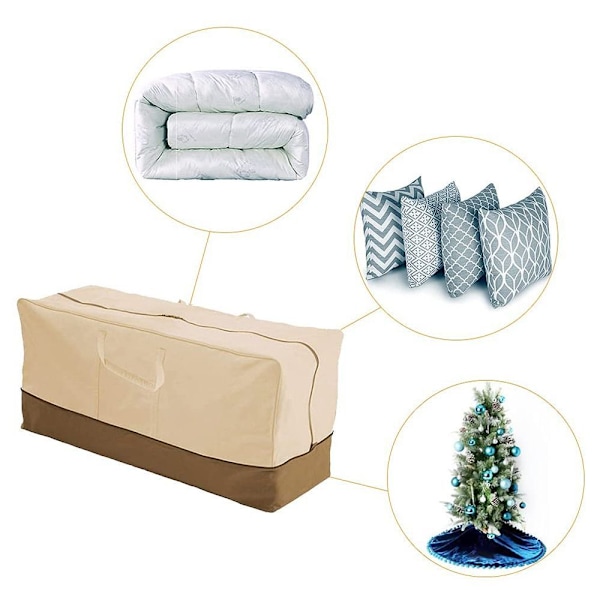 Opbevaringspose til havehynder 152x71x51 cm store hynder