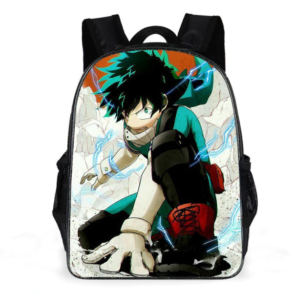 My Hero Academia -oppilaskoululaukku, My Hero Academia -ala- ja yläasteen koululaukku, miesten ja naisten lasten reppu - D6 My Hero Academia 05