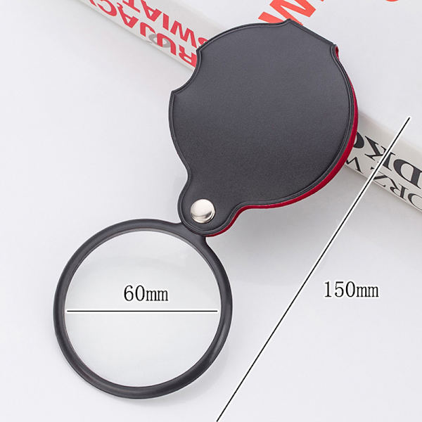 3 st läsförstoringsglas 8X Mini bärbar hopfällbar ficka