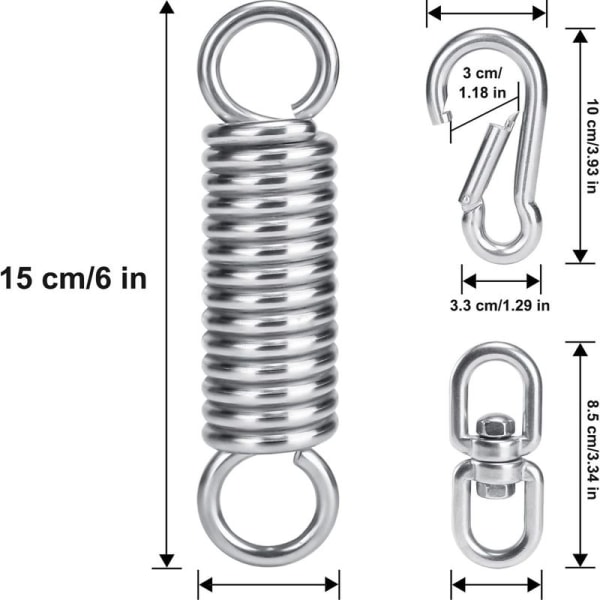 Stolsvingsfjeder, rustfrit stålstolskrog