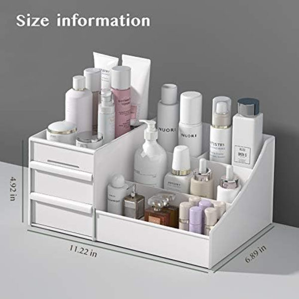 Makeup Organizer med skuffer - Countertop Organizer til kosmetik,