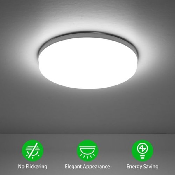LED loftslampe indbygget 24W rund loftslampe til køkken soveværelse